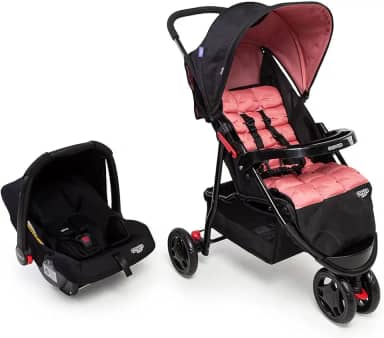 Travel System Cosco Kids, Toffy Duo, Rosa Noite