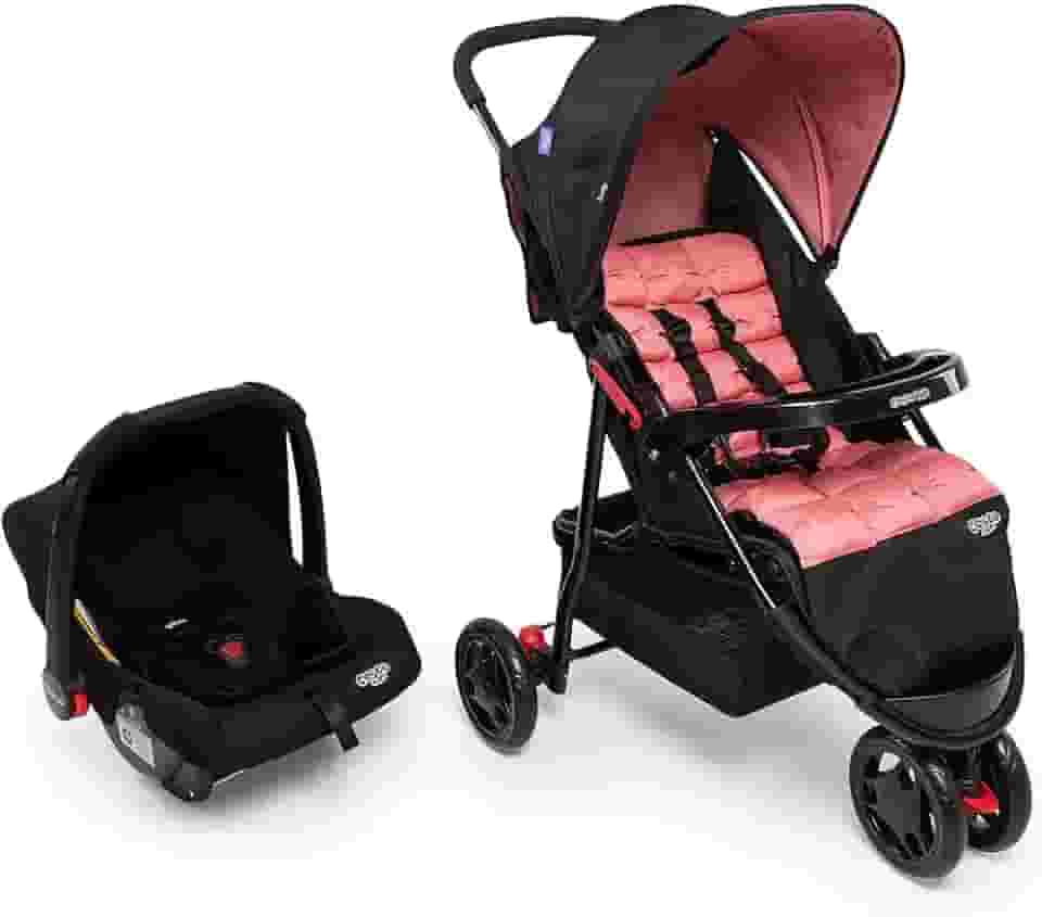 Travel System Cosco Kids, Toffy Duo, Rosa Noite