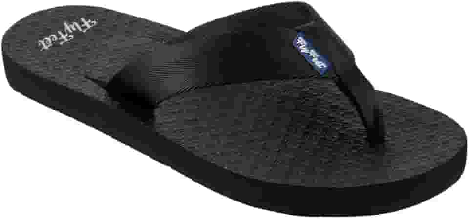 Sandália Ortopédica Fly Feet Masculina, Ortho Pauher, Preto, 43/44, pacote de 2