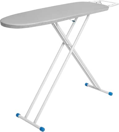 Metaltec Tábua De Passar Roupa Pluma Mix Plus Em Aço Resistente E Suporte Para Ferro - Capa Forro 100% Algodão Térmico