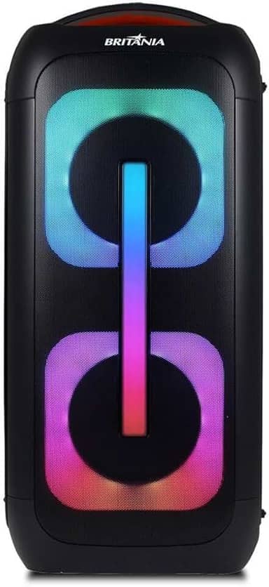 Caixa de Som Amplificada Britânia 650W Flash Lights BCX6801 Bivolt