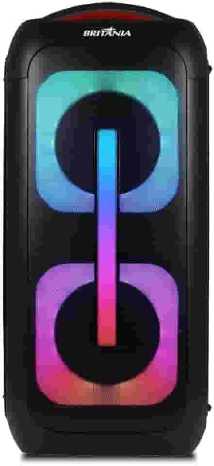 Caixa de Som Amplificada Britânia 650W Flash Lights BCX6801 Bivolt