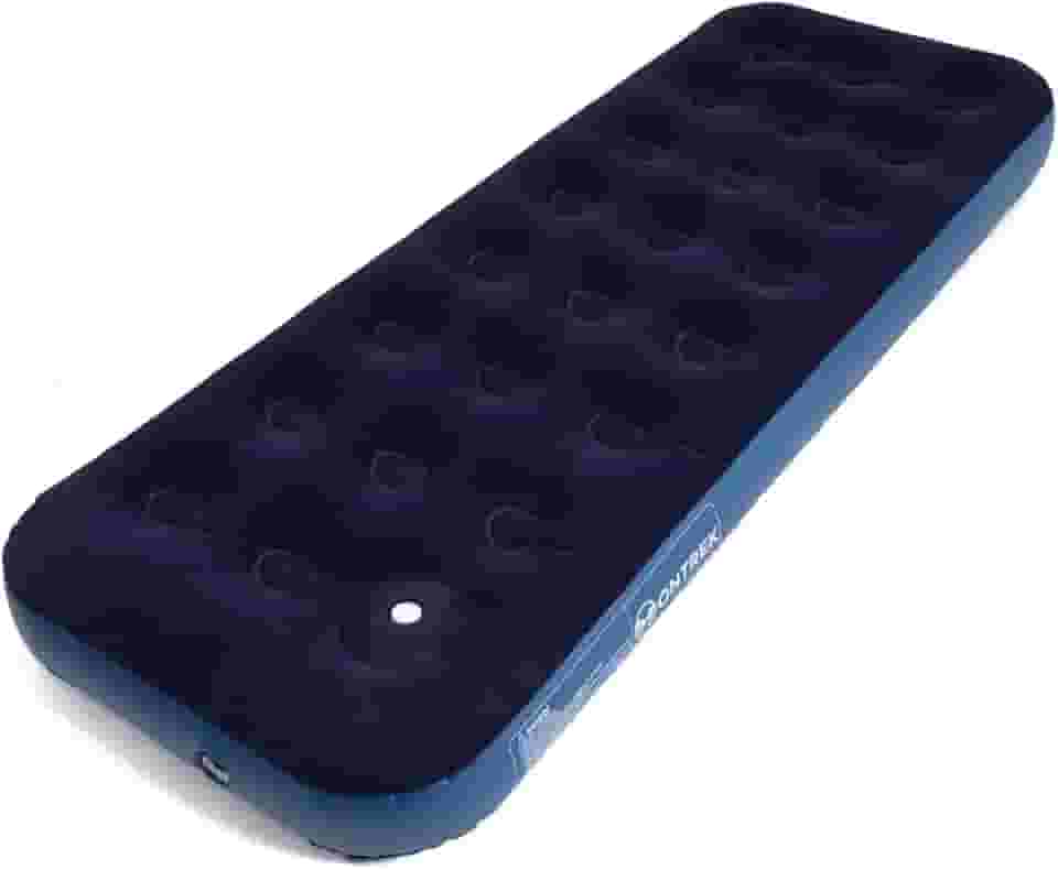 Colchão Inflável De Solteiro Multiuso Com Fole 188 x 73 cm, Azul Marinho Ontrek
