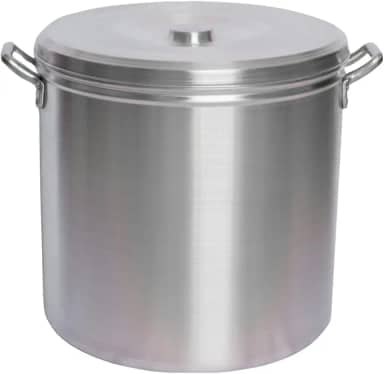 Caldeirão PanelaCaldeirão Panela Linha Hotel Industrial Nº 24 Em Aluminio 10,2 Litros Excelente Para Escola Bares Fazer Caldo Canjica Bedidas Quentes Armazenamento De Liquidos e Condimentos