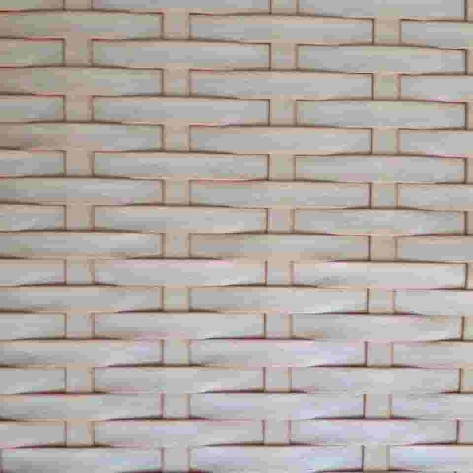 Cesto de roupas sujas mais lixeira de fibra sintética (vime)