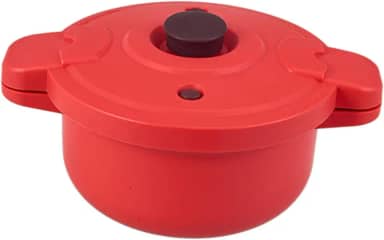 KLKCMS Panela de pressão para micro-ondas, panela pequena com cabo anti-queimaduras, sem fogo, para uso doméstico, com tampa de trava, de sopa multicooker