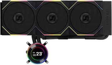 Water Cooler Lian Li Hydroshift II LDC-C 360TL Preto Com Tela IPS com Unifans TL GHS2LCD36TB