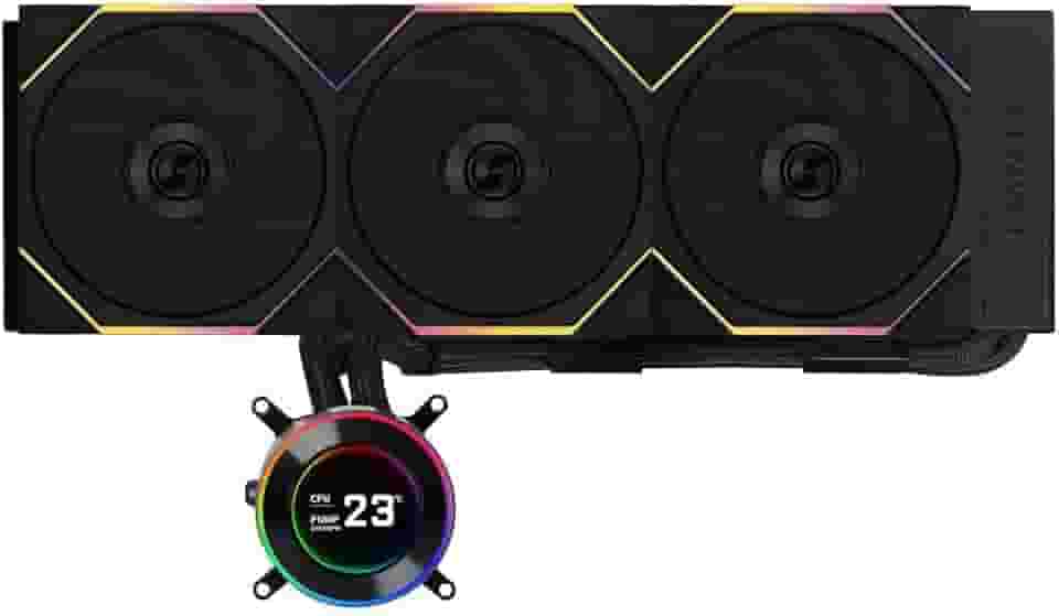 Water Cooler Lian Li Hydroshift II LDC-C 360TL Preto Com Tela IPS com Unifans TL GHS2LCD36TB