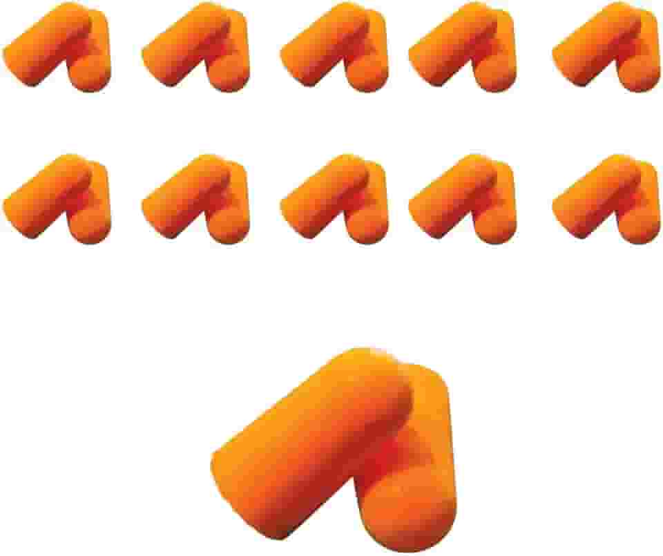 Kit 10 Pares Protetor Auricular de Espuma Moldável | Tampão de Ouvido para Dormir, Estudar, Trabalho e Redução de Ruído | Abafador Contra Ronco e Viagem - Pax Auris