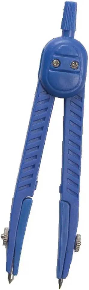 Compasso Escolar Corpo Plastico Sortidos, Waleu, Multicor