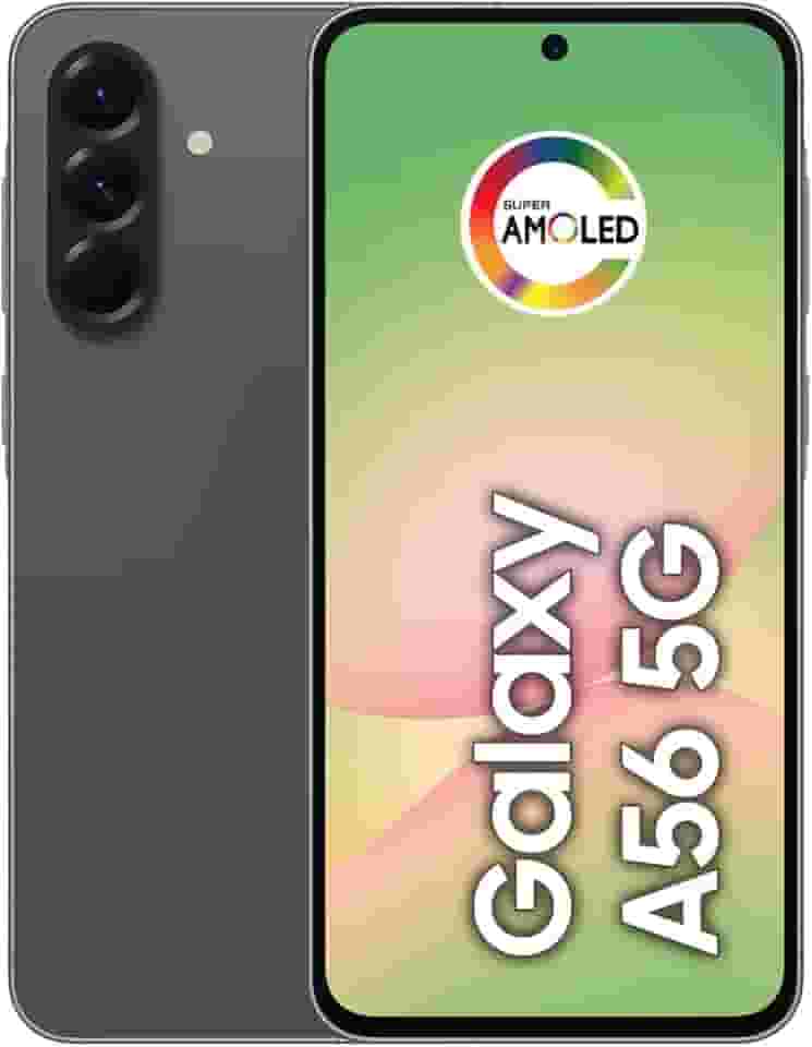 Smartphone Samsung Galaxy A56 5G 128GB, 8GB RAM, Câmera 50MP, IP67, Super AMOLED 6.7', Recursos AI, Preto