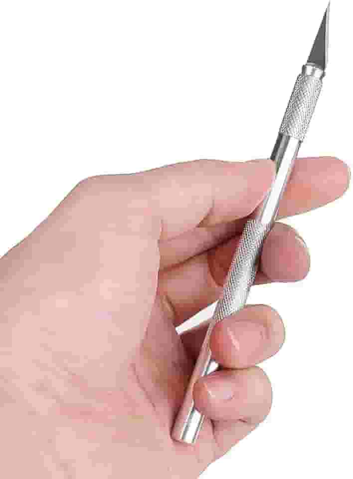 Estilete De Precisão com 6 Laminas, Bisturi Para Artesanato, Corte Preciso,Modelismo