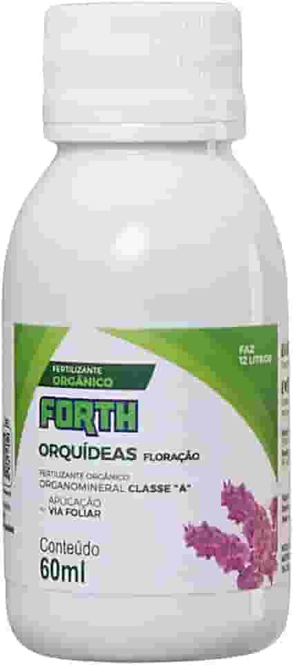 Adubo Forth Orquídeas Floração, Fertilizante Mineral, NPK (Nitrogênio, Fósforo, Potássio), 02-14-08, Alta Concentração, 60ml