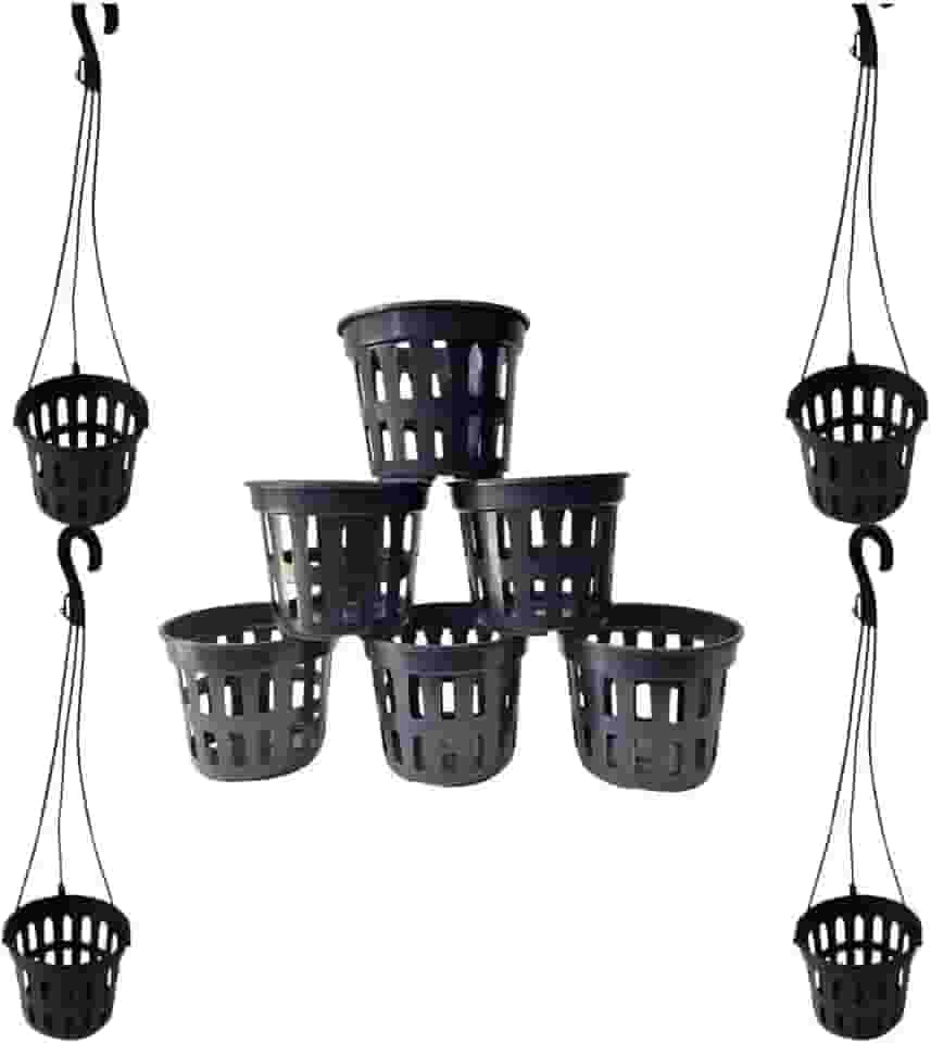 Kit 30 Vasos Vazados P/Plantas Orquídeas Pote 15+30 Hastes