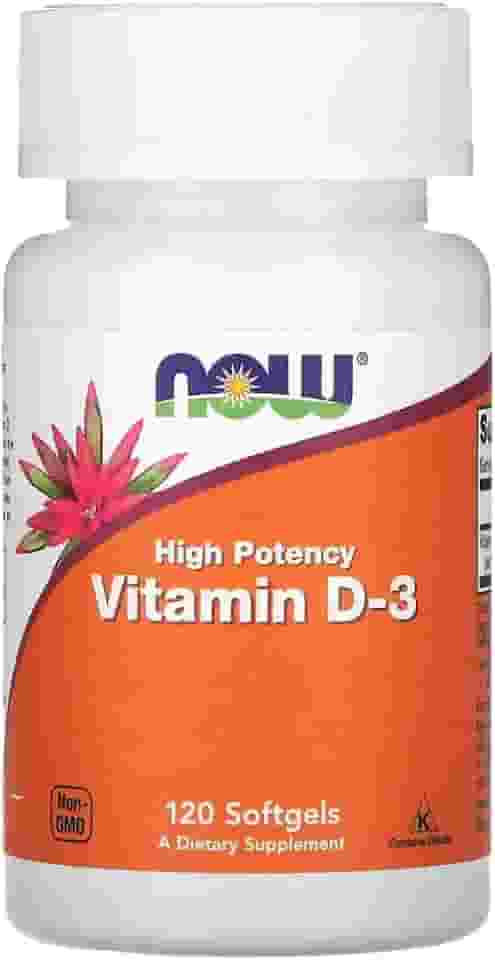 Now Foods Vitamina D-3 120 Softgels Produto Importado