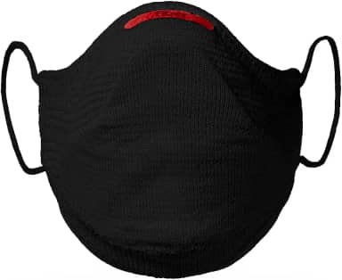 Máscara Fiber Knit AIR + Filtro de Proteção + Suporte (Preta, M)