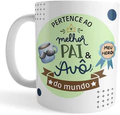 Genérico, Caneca Melhor Pai & Avô do Mundo - Caneca para vovô