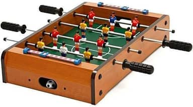Mini Jogo de Pebolim Totó Futebol de Mesa