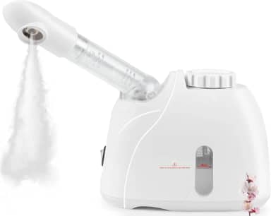 Deptad Máquina de Vapor Facial Portátil, Instrumento Facial da Beleza do Vapor, Aparelho de Vapor Facial Portátil, Vaporizador Facial Capilar para Estética Compacto