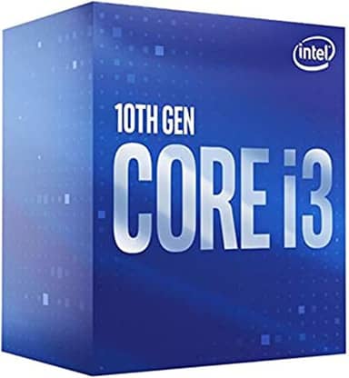 PROCESSADOR INTEL CORE I3-10100F 3.60GHz (MAX TURBO 4.30GHz) DDR4 CACHE 6MB LGA1200 COMET LAKE 10°