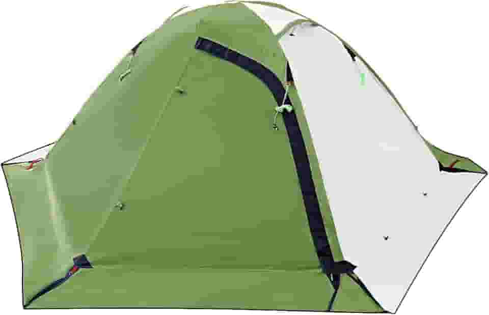 Barraca de acampamento de inverno – leve e impermeável, barraca de mochila para 2 pessoas 4 estações para neve e clima frio, barraca masculina de camada dupla para acampamento ao ar livre,