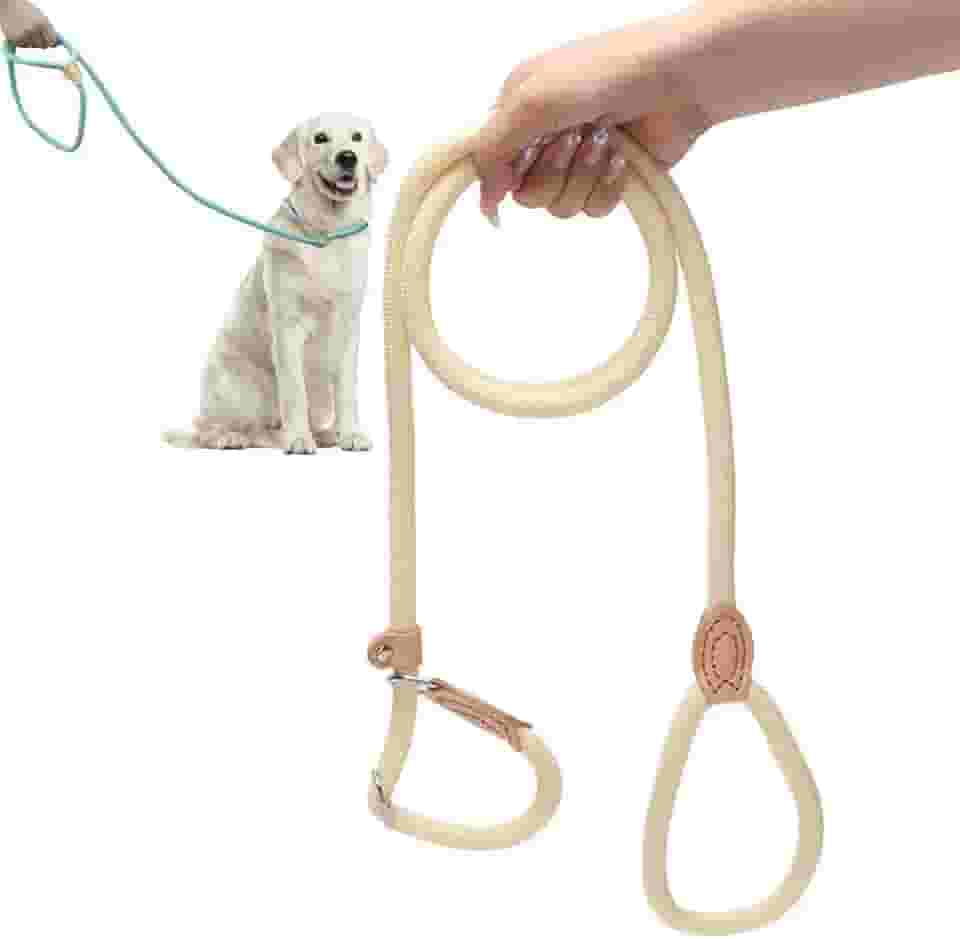 Guia Cachorros Unificada para Adestramento Passeio Pet Cães Resistente Coleira Corda 1,5/1,8 metros (Amarelo, 8mm*180cm)