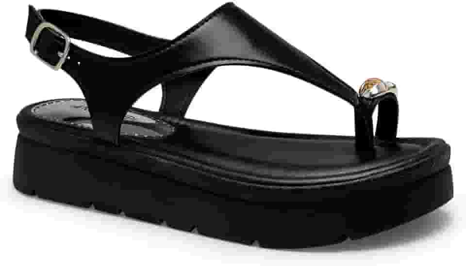 Sandália Papete Flatform Mississipi Dedo Casual MF483