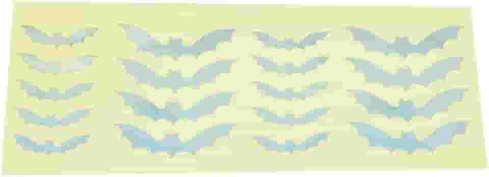 Adesivo Marcador de Fretboard Embutido de Guitarra Com Padrão de Morcego Exclusivo para Guitarra Elétrica Acústica, Decoração Atraente, Adequado para Qualquer Traste, Adesivo