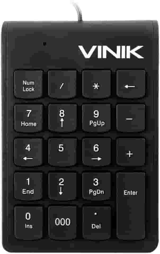 TECLADO NUMÉRICO USB DYNAMIC 20 TECLAS CABO 1.8M PRETO - DT91 – VINIK
