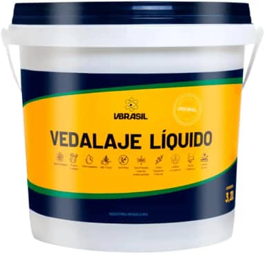 Impermeabilizante Vedalaje Líquido 3,2L Vbrasil – Isolante Térmico Para Lajes, Telhados E Calhas, Ação Fungicida E Secagem Ultrarrápida