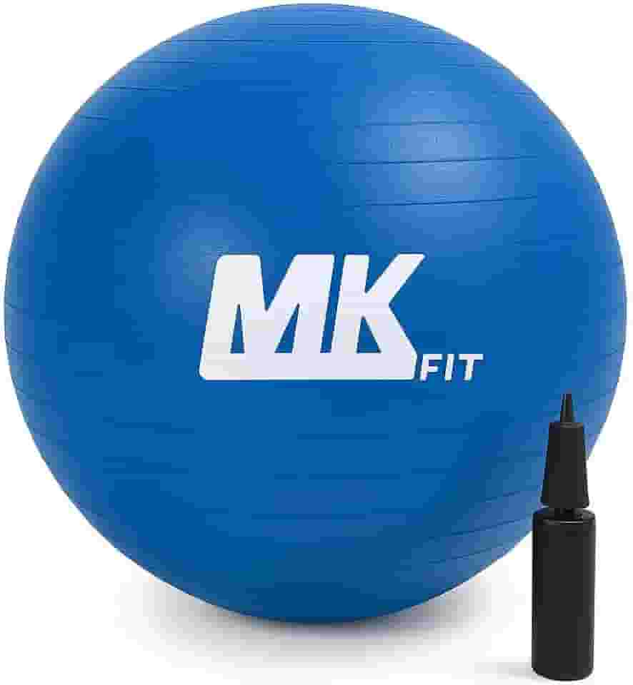 Bola Pilates Yoga Abdominal Ginastica Fitness 65 cm C/Bomba - Ginástica – Fitness – Pilates – Yoga – Fisioterapia – Flexibilidade – Fortalecimento – Tonificação