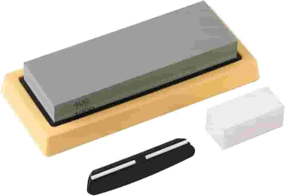 Kit Pedra Afiar Amolar Dupla Face Granulação 400 1000 Faca (400/1000)