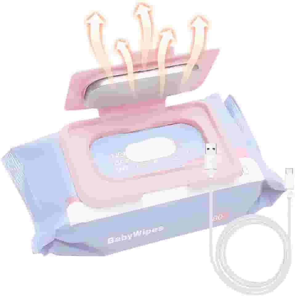 Aquecedor de lenços umedecidos para bebês, portátil, aquecedor de lenços umedecidos, alimentado por USB, perfeito para viajar