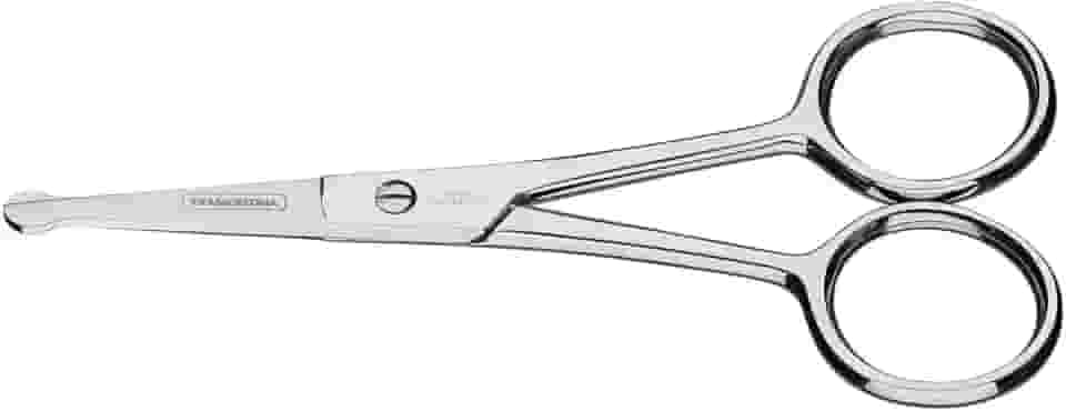 Tesoura de Pelos e Unha para Bebês Tramontina em Aço Inox 4'