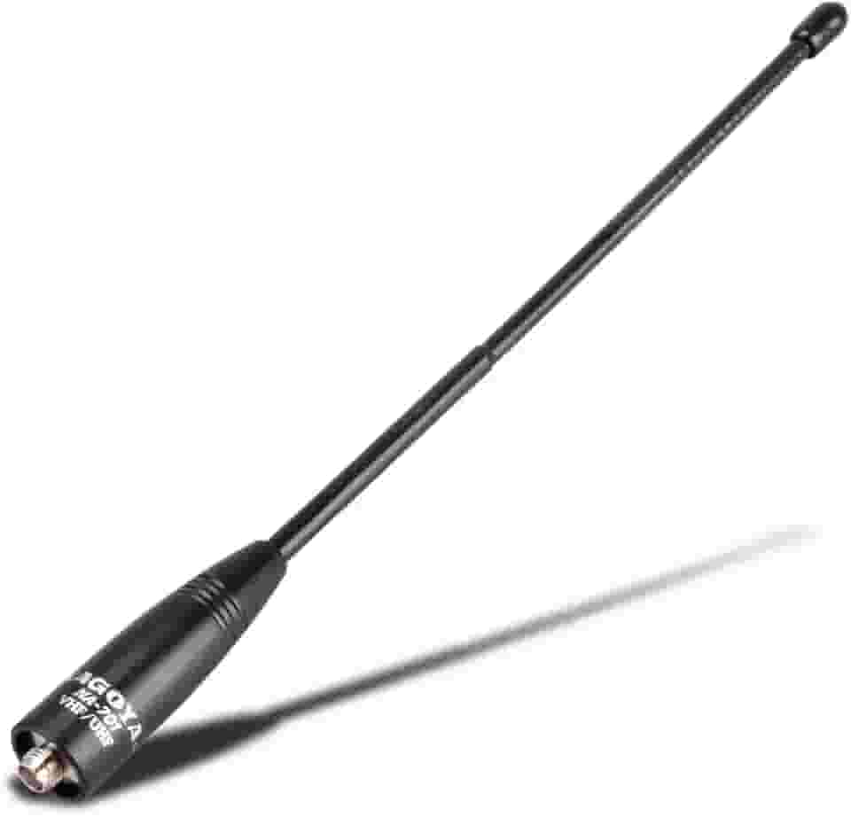 Antena Nagoya NA-701 Chicote 20 cm, VHF/UHF (144/430 MHz), SMA-Fêmea para Rádios BTECH e BaoFeng