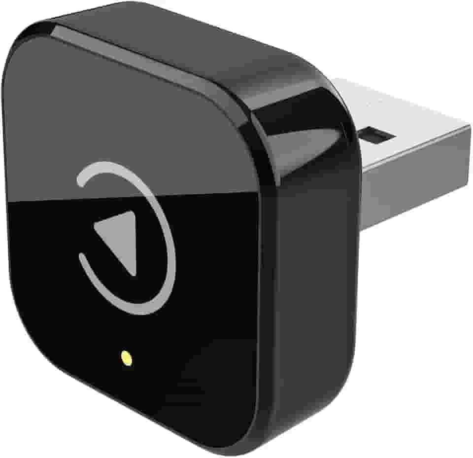 Adaptador Wireless CarPlay Android Auto 2 em1, Conversor de Cabo para Sem Fio, Compatível com iOS e Android,Plug & Play, Encaixe Angular Discreto,Sem Atrasos para Carros 2016+.