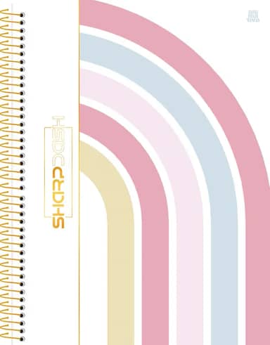 Kit de Caderno, 01 Matéria, Capa Dura, Colegial Sharpdash com App Digital, 80 Folhas, Animativa, Pacote com 4 Unidades