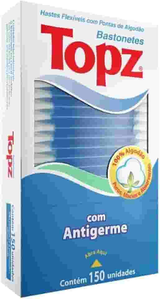 Topz Hastes Flexíveis Caixa 150 Unidades