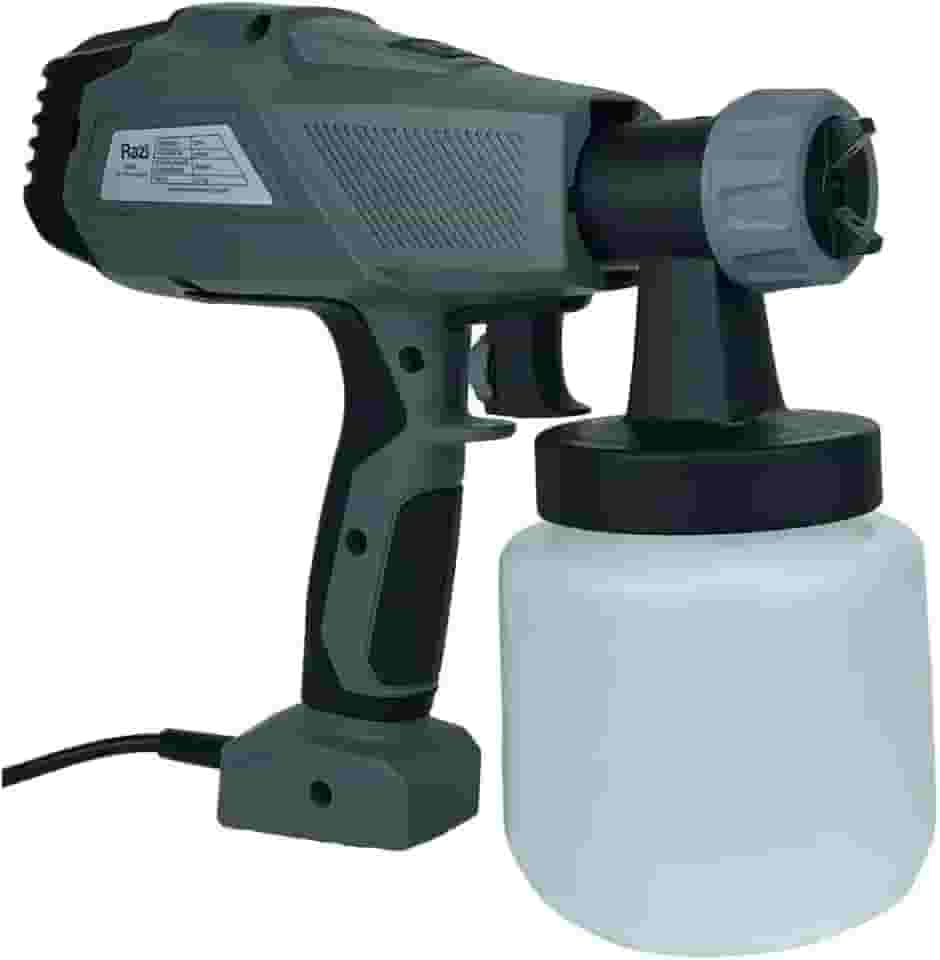 Razi Pistola de Pintura Pulverizadora Elétrica 400W 800ml 127v – Jato Fino, Acabamento Profissional