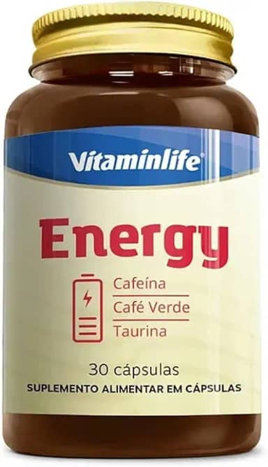 Vitaminlife Energy (200Mg Cafeína + Café Verde + Taurina) 30 Cáps