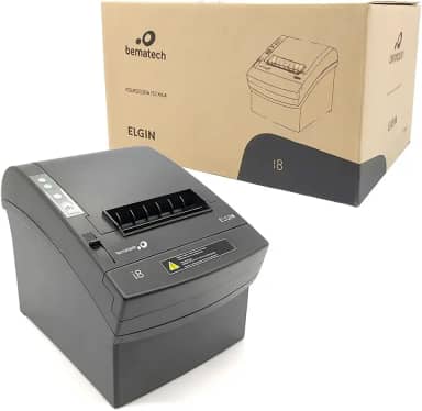 Impressora Térmica Elgin Cupom i8 Não Fiscal, USB, Ethernet e Serial- 46I8USECKD09