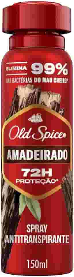 Desodorante Antitranspirante Old Spice Aerossol Amadeirado 150 ml