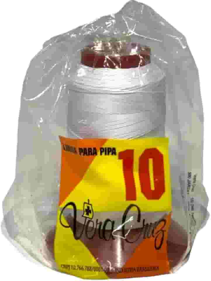 Linha Vera Cruz Para Pipa Fio 10 de 500 Jardas 100% Algodão Tex 85 1 Unidade