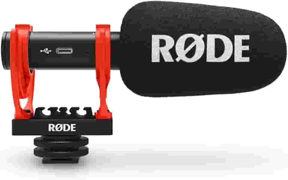 Rode Microfone direcional leve VideoMic GO II para montagem na câmera (2ª geração)