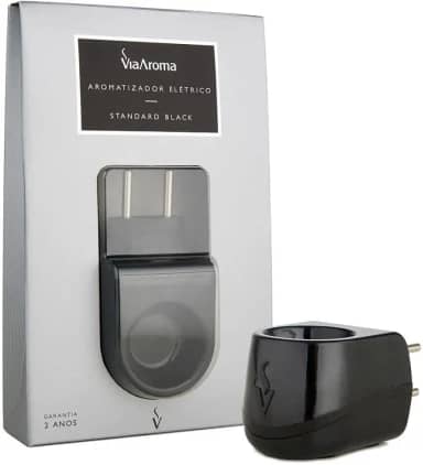 Difusor Aromatizador Elétrico Bivolt Standard Black - Via Aroma