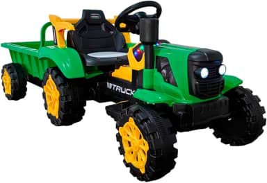 Bang Toys Trator Elétrico com Caçamba 12v Recarregável Verde