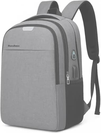 Mochila Executiva Unissex para Notebook até 15.6' - com Entrada USB e Passa-fio para fone – Ideal para Faculdade, Trabalho e Viagens – Antifurto, Resistente e Confortável