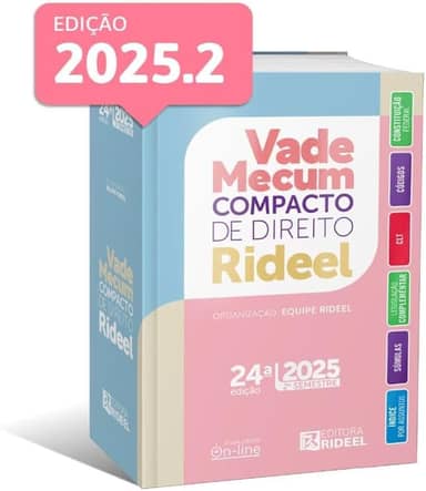 Vade Mecum Compacto de Direito Rideel 24ªEdição - 2º Semestre 2025