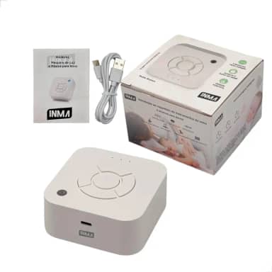 Genérico Aparelho Ruído Branco para Sono e Relaxamento do Bebê com 9 Sons Bateria Led USB