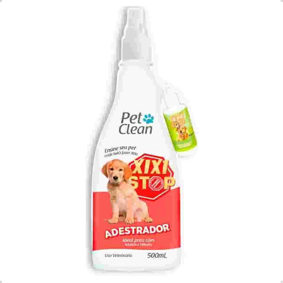Educador Sanitário Adestrador para Cachorro Xixi Stop 500 ml + Xixi Sim 30 ml Pet Clean